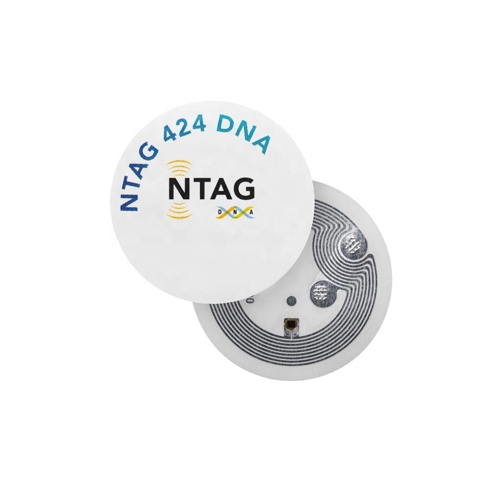 高セキュリティ 偽造防止 壊れやすい NTAG424 DNA タグ 改ざん防止 NFC ステッカー
