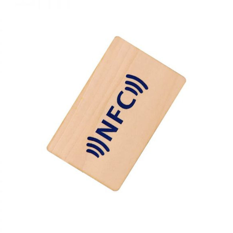 カスタム印刷された 13.56Mhz NTAG213 NTAG215 NTAG216 ビジネス NFC ウッド カード メーカー