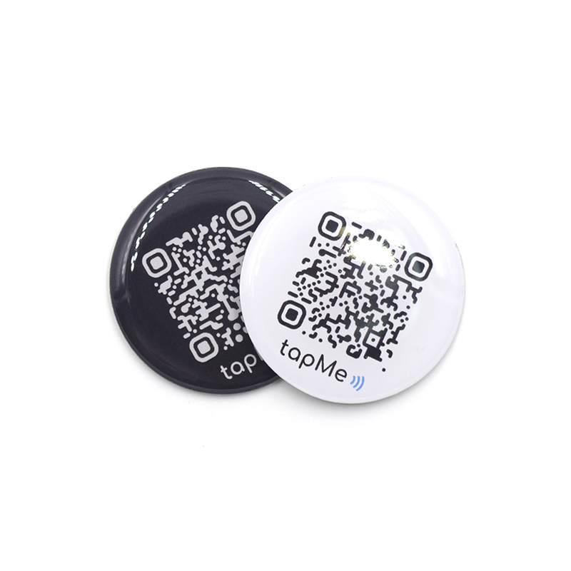13.56Mhz カスタム印刷可能なアンチメタル防水エポキシ NTAG213 ソーシャル メディア NFC タグ