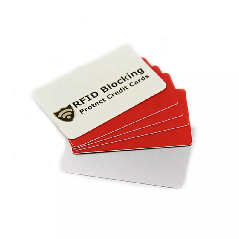 カスタマイズされたロゴの印刷可能な反スキミング 13.56MHz RFID ブロック カード