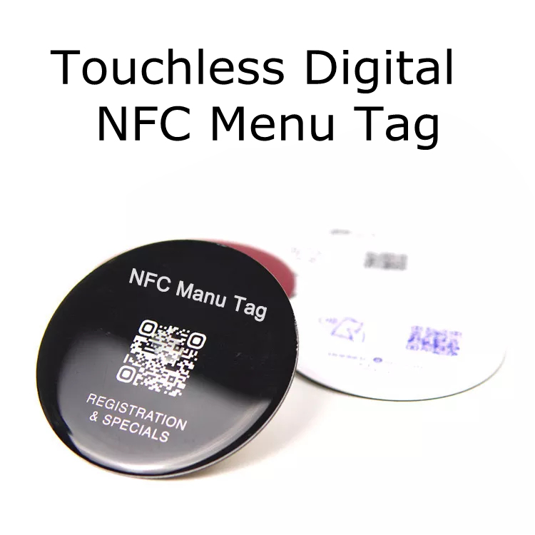 タッチレス QR コード デジタル エポキシ NFC 食品注文タグ メーカー