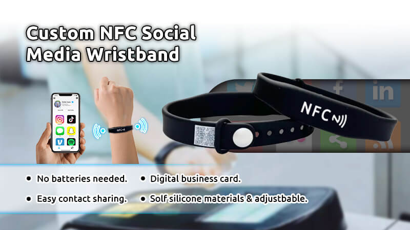Eco-friendly RFID Silicone Wristband