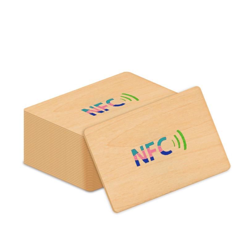 カスタム 13.56MHz 環境に優しい竹 NFC NTAG213 木製カード メーカー